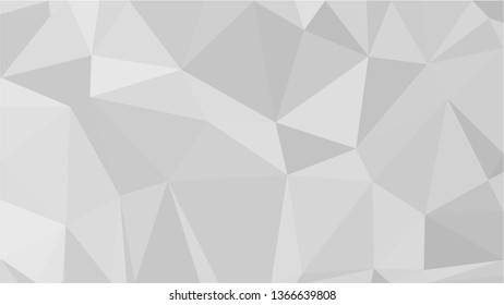White Polygonal Mosaic Background, Low Poly Style, Vector illustration, Business Design Templates