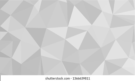 White Polygonal Mosaic Background, Low Poly Style, Vector illustration, Business Design Templates