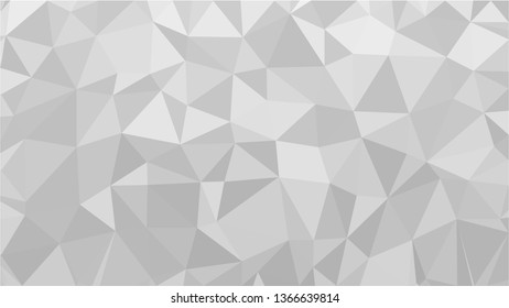 White Polygonal Mosaic Background, Low Poly Style, Vector illustration, Business Design Templates