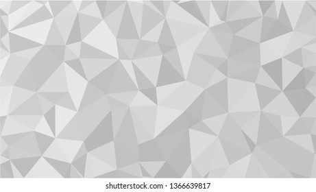 White Polygonal Mosaic Background, Low Poly Style, Vector illustration, Business Design Templates