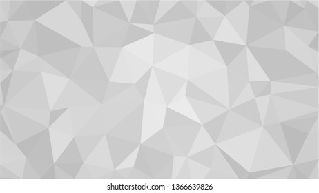 White Polygonal Mosaic Background, Low Poly Style, Vector illustration, Business Design Templates