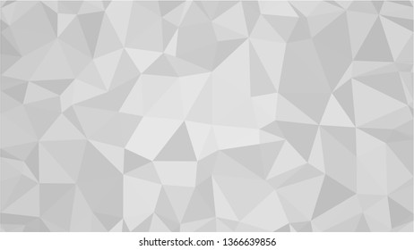 White Polygonal Mosaic Background, Low Poly Style, Vector illustration, Business Design Templates