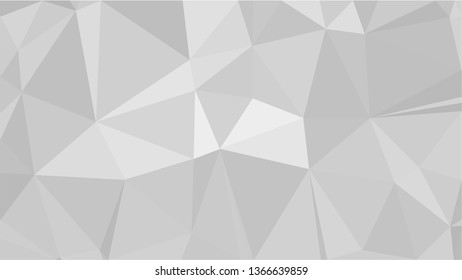 White Polygonal Mosaic Background, Low Poly Style, Vector illustration, Business Design Templates