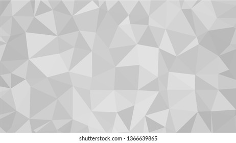 White Polygonal Mosaic Background, Low Poly Style, Vector illustration, Business Design Templates