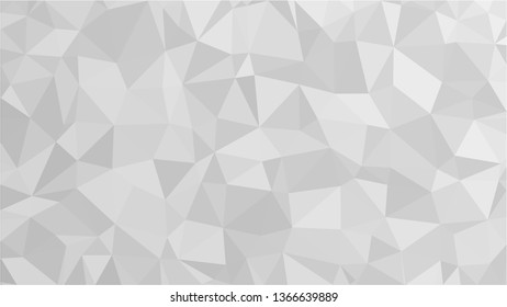 White Polygonal Mosaic Background, Low Poly Style, Vector illustration, Business Design Templates