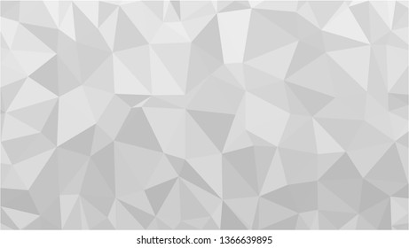 White Polygonal Mosaic Background, Low Poly Style, Vector illustration, Business Design Templates