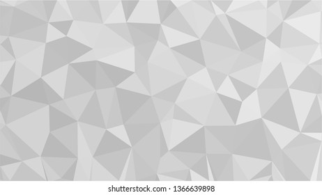 White Polygonal Mosaic Background, Low Poly Style, Vector illustration, Business Design Templates