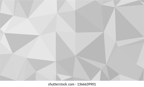 White Polygonal Mosaic Background, Low Poly Style, Vector illustration, Business Design Templates