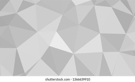 White Polygonal Mosaic Background, Low Poly Style, Vector illustration, Business Design Templates