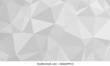 White Polygonal Mosaic Background, Low Poly Style, Vector illustration, Business Design Templates