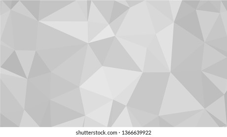 White Polygonal Mosaic Background, Low Poly Style, Vector illustration, Business Design Templates