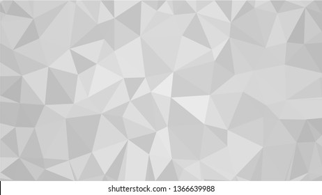 White Polygonal Mosaic Background, Low Poly Style, Vector illustration, Business Design Templates