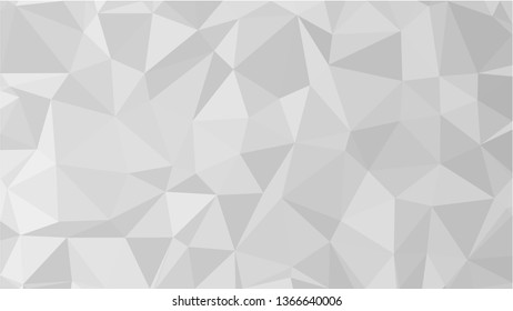 White Polygonal Mosaic Background, Low Poly Style, Vector illustration, Business Design Templates