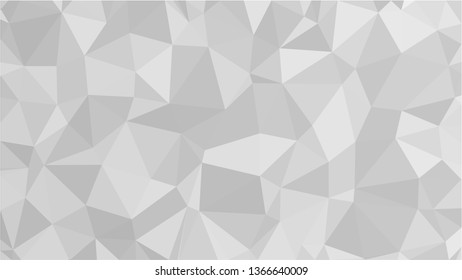 White Polygonal Mosaic Background, Low Poly Style, Vector illustration, Business Design Templates