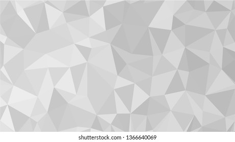 White Polygonal Mosaic Background, Low Poly Style, Vector illustration, Business Design Templates