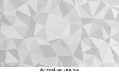 White Polygonal Mosaic Background, Low Poly Style, Vector illustration, Business Design Templates
