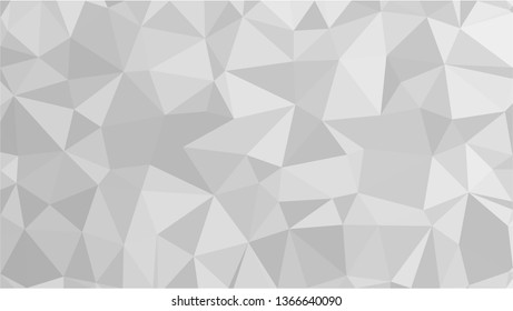 White Polygonal Mosaic Background, Low Poly Style, Vector illustration, Business Design Templates