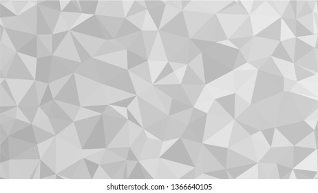 White Polygonal Mosaic Background, Low Poly Style, Vector illustration, Business Design Templates