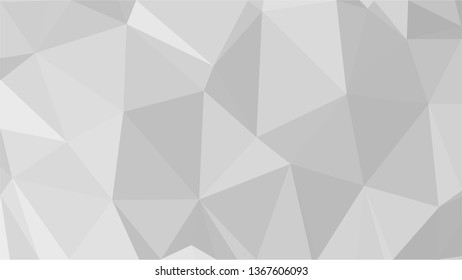 White Polygonal Mosaic Background, Low Poly Style, Vector illustration, Business Design Templates
