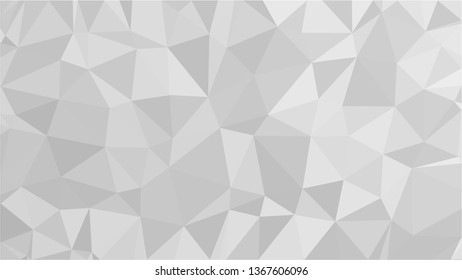White Polygonal Mosaic Background, Low Poly Style, Vector illustration, Business Design Templates
