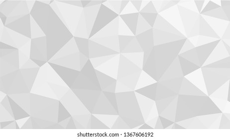 White Polygonal Mosaic Background, Low Poly Style, Vector illustration, Business Design Templates