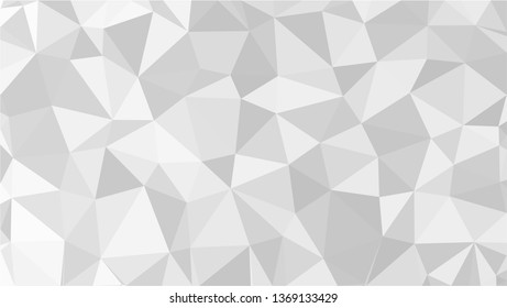 White Polygonal Mosaic Background, Low Poly Style, Vector illustration, Business Design Templates
