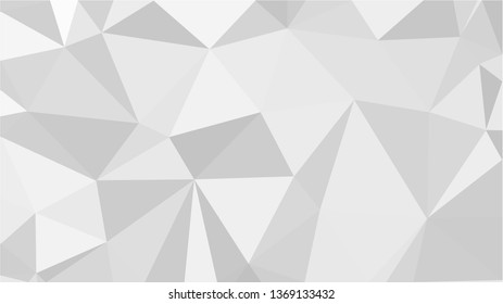 White Polygonal Mosaic Background, Low Poly Style, Vector illustration, Business Design Templates