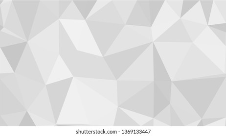 White Polygonal Mosaic Background, Low Poly Style, Vector illustration, Business Design Templates