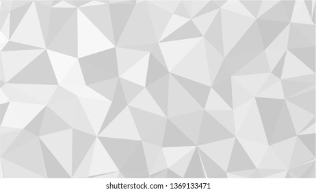 White Polygonal Mosaic Background, Low Poly Style, Vector illustration, Business Design Templates