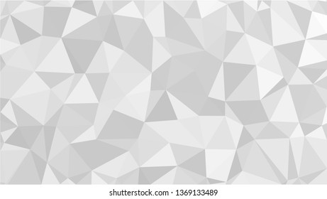 White Polygonal Mosaic Background, Low Poly Style, Vector illustration, Business Design Templates