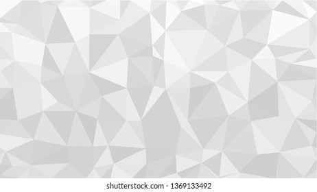 White Polygonal Mosaic Background, Low Poly Style, Vector illustration, Business Design Templates
