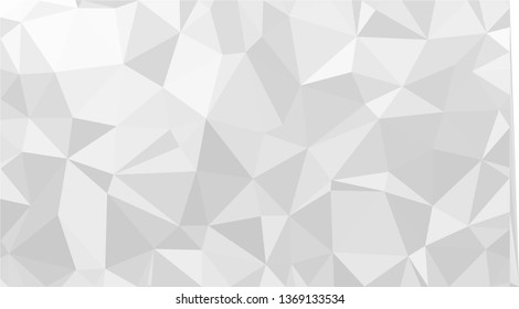 White Polygonal Mosaic Background, Low Poly Style, Vector illustration, Business Design Templates