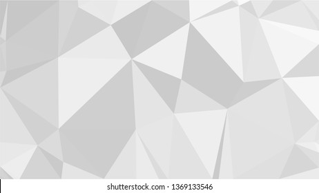 White Polygonal Mosaic Background, Low Poly Style, Vector illustration, Business Design Templates