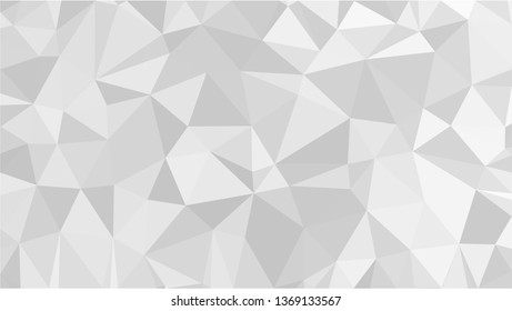 White Polygonal Mosaic Background, Low Poly Style, Vector illustration, Business Design Templates