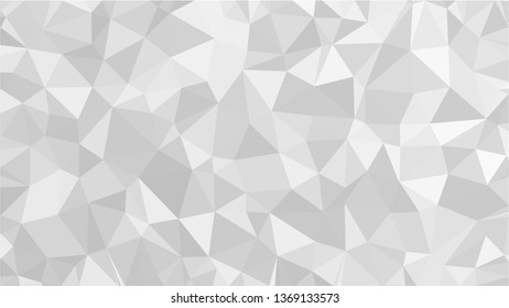 White Polygonal Mosaic Background, Low Poly Style, Vector illustration, Business Design Templates