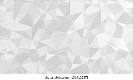 White Polygonal Mosaic Background, Low Poly Style, Vector illustration, Business Design Templates