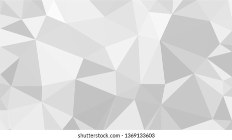 White Polygonal Mosaic Background, Low Poly Style, Vector illustration, Business Design Templates