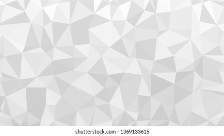 White Polygonal Mosaic Background, Low Poly Style, Vector illustration, Business Design Templates
