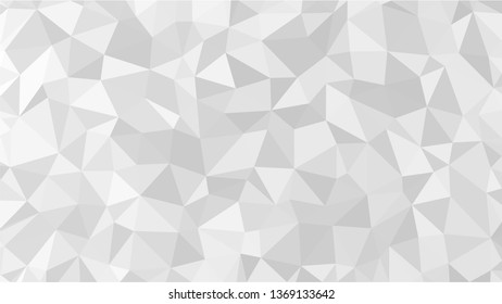 White Polygonal Mosaic Background, Low Poly Style, Vector illustration, Business Design Templates