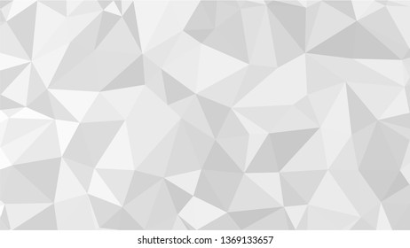 White Polygonal Mosaic Background, Low Poly Style, Vector illustration, Business Design Templates