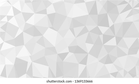 White Polygonal Mosaic Background, Low Poly Style, Vector illustration, Business Design Templates