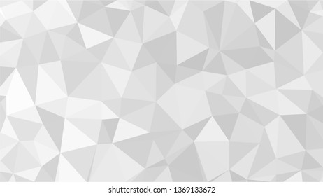 White Polygonal Mosaic Background, Low Poly Style, Vector illustration, Business Design Templates