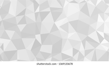 White Polygonal Mosaic Background, Low Poly Style, Vector illustration, Business Design Templates