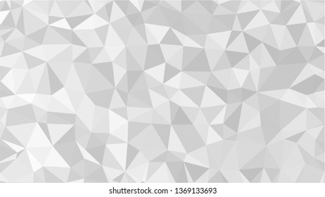 White Polygonal Mosaic Background, Low Poly Style, Vector illustration, Business Design Templates