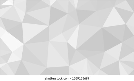 White Polygonal Mosaic Background, Low Poly Style, Vector illustration, Business Design Templates