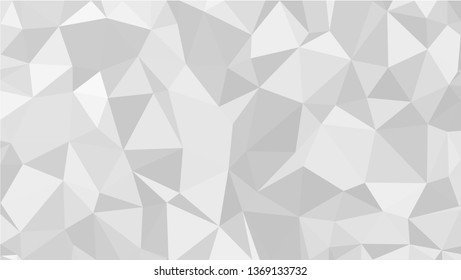 White Polygonal Mosaic Background, Low Poly Style, Vector illustration, Business Design Templates