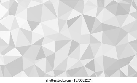 White Polygonal Mosaic Background, Low Poly Style, Vector illustration, Business Design Templates