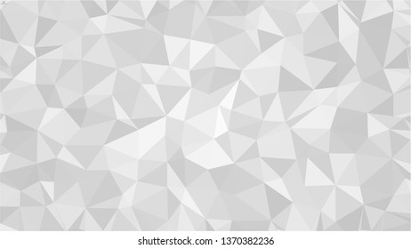 White Polygonal Mosaic Background, Low Poly Style, Vector illustration, Business Design Templates