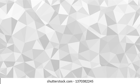 White Polygonal Mosaic Background, Low Poly Style, Vector illustration, Business Design Templates