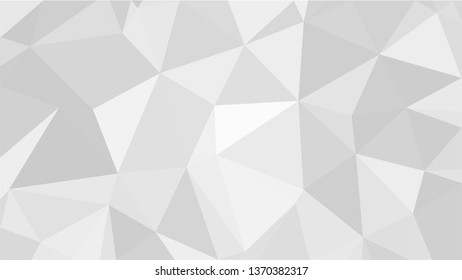White Polygonal Mosaic Background, Low Poly Style, Vector illustration, Business Design Templates